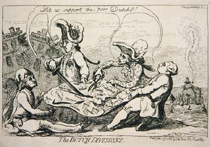 Hollanda Bölümleri by James Gillray