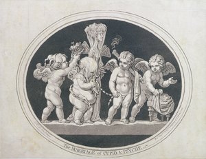Aşk Tanrısı ve Ruhun Evliliği, Hannah Humphrey tarafından 1797