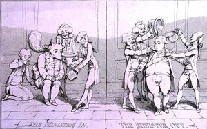 The Minister In - The Minister Out, William Humphrey tarafından 1782