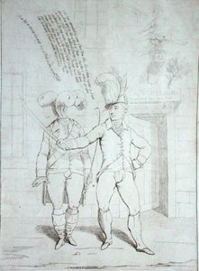 gök gürültüsü by James Gillray