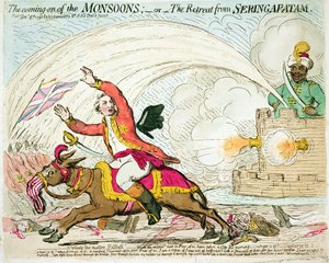 The coming-on of the Monsoons, published by Hannah Humphrey, 1791 