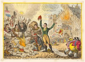 Parlamentonun Gerçek Reformu by James Gillray