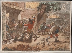 Birleşik İrlandalılar Görev Başında by James Gillray
