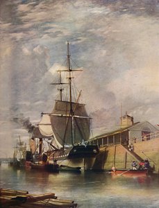 Belfast Limanı - Feribot Merdivenleri, 1851, 1909. by James Glen Wilson