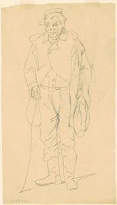 Afrikalı-Amerikalı Figür by James Goodwyn Clonney