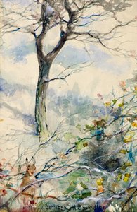 Sonbahar (suluboya) by James Gustavus Hope Spindler