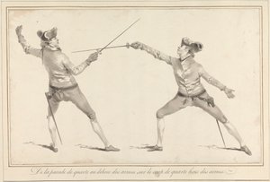 Quarte Parry Out of Arms'tan Quarte Blow Out of Arms'a by James Gwin