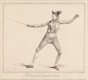 Garde en Tierce pozisyonu by James Gwin