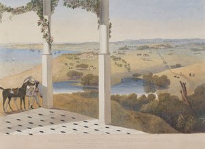 Holland Estate, Doğuda St. Thomas, Hava Evi Değişiminden Görünüm by James Hakewill