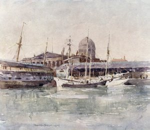 Custom House from the Salthouse Dock  by James Hamilton Hay