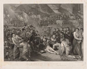 Lord Nelson'ın ölümü. by James Heath