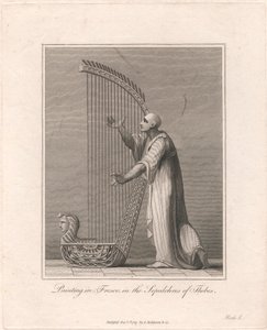 Thebes Mezarlarında Fresk ile Boyama by James Heath