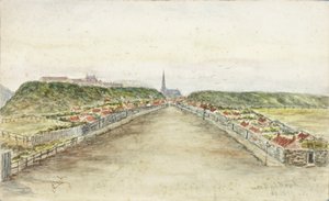 Mile End Road (kağıt üzerine suluboya ve gövde rengi)