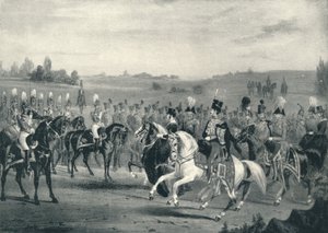 1. Can Muhafızları ve 8. Hussars İncelemesi, 4 Haziran 1842, 1842 1909 by James Henry Lynch