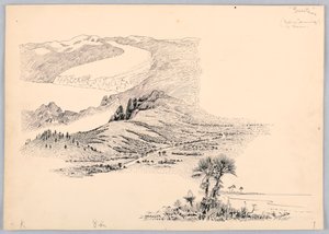Üç Manzara, Washington Ticaret Kurulu Yemeği için Tasarım, 13 Mayıs 1908 by James Henry Moser