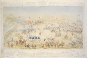Listelerin Genel Görünümü (kağıt üzerinde kurşun kalem, wc ve gövde rengi) by James Henry Nixon