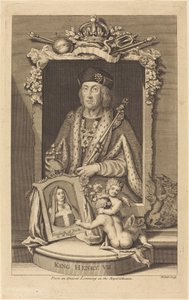 Kral Henry VII by James Hulett after George Vertue