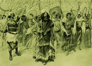David onuruna şenlikler, Tissot - İncil