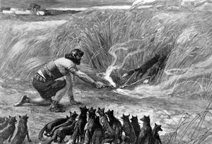 Samson ve tilkiler J James Tissot - İncil