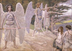 Adem ve Havva Cennetten Sürüldü, 1896-1902 by James Jacques Joseph Tissot