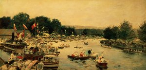 Henley Regatta, c.1877 by James Jacques Joseph Tissot