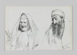Yahudi ve Yahudi, Rabbimiz İsa Mesih'in Hayatı'ndan bir örnek by James Jacques Joseph Tissot