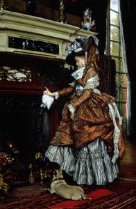 La Cheminee, 1869 by James Jacques Joseph Tissot