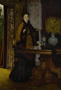 Le Goúter İkindi Çayı, 1869. by James Jacques Joseph Tissot