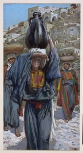 Martha, The Life of Christ için illüstrasyon, c.1886-94 (karton üzerine wc ve guaj boya) by James Jacques Joseph Tissot