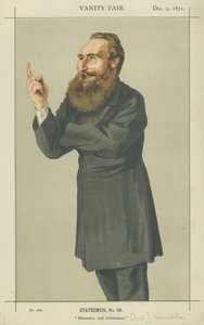 Bay Anthony John Mundella (renkli taş) by James Jacques Joseph Tissot