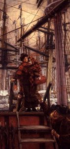 Göçmenler veya Bir Yardım Eli by James Jacques Joseph Tissot