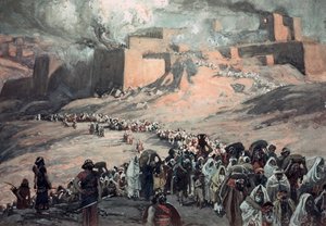 Mahkumların Uçuşu (gemide guaj boya)