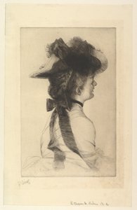 Rubens Şapkası, 1875. by James Jacques Joseph Tissot