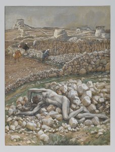 Bağın Oğlu, 'Rabbimiz İsa Mesih'in Hayatı'ndan bir örnek (kağıt üzerine grafit üzerine suluboya) by James Jacques Joseph Tissot
