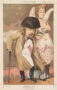 Vanity Fair: Sovereigns, No. 1 The Parlamento Rejimi, 1869. by James Jacques Joseph Tissot