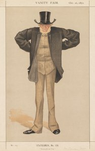 Vanity Fair: Devlet Adamı, No. 128 Newcastle-on-Tyne, 1872. by James Jacques Joseph Tissot