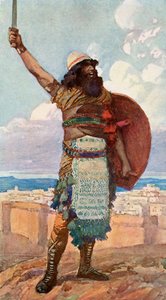Othniel, J James Tissot - İncil by James Jacques Joseph after Tissot