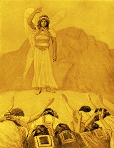 Meleğin Azarlaması, James Tissot - İncil by James Jacques Joseph after Tissot