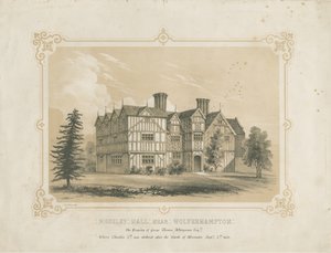 Bushbury - Moseley Old Hall: litografi ve [?18. yüzyıl] by James Kellaway Colling
