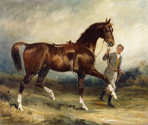 Bir Manzarada At ve Damat by James Lynwood Palmer