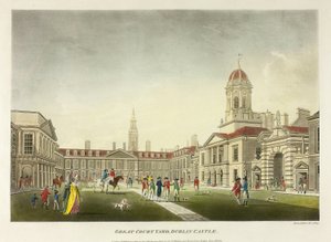 Büyük Avlu, Dublin Kalesi by James Malton