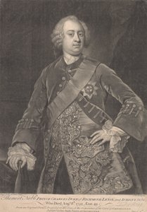 Prens Charles, 2. Richmond, Lenox ve Aubigny Dükü by James McArdell