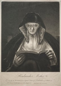 Rembrandt'ın Annesi by James McArdell