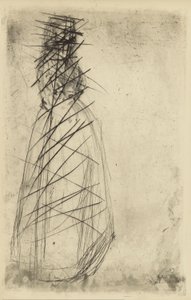 [76] Whistler - Fumette Standing tarafından iptal edilen plaklardan izlenimler. by James Abbott McNeill Whistler