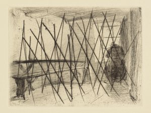 [76] Whistler - The Miser tarafından iptal edilen plaklardan izlenimler. by James Abbott McNeill Whistler