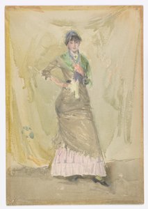 Yeşil Bir Not by James Abbott McNeill Whistler