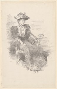 Bir Portre: Mildred Howells by James Abbott McNeill Whistler