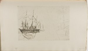 Nakliye Kroki by James Abbott McNeill Whistler