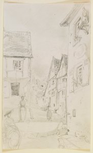 Bir Sokak Sahnesi by James Abbott McNeill Whistler