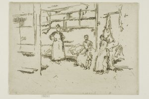 Satış Sonrası, Kıyafet Değişimi, Houndsditch by James Abbott McNeill Whistler